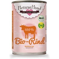 HerzensHund Reinfleisch pur BIO 12x400g Bio Rind