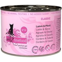 Catz finefood nourriture humide chat Classic Adulte N°19 Agneau et cheval 24x200 g