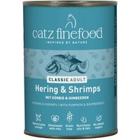 Catz finefood Nassfutter Katze Classic Adult No. 13 Hering & Shrimps 6x400 g