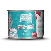 MjAMjAM nourriture humide pour chat adulte, VetCat régime rénal 6x200 g Poulet