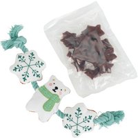 FIT+FUN Fit + Fun Coffret cadeau ours + snack bœuf pour chien 100 g