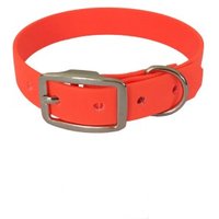 bio-leine 52-62cm HU Biothane Halsband orange 21 cm, 30 cm