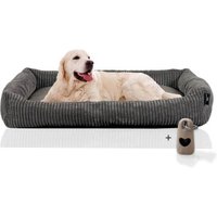 Rohrschneider Hundesofa XXL mit Gratis-Beigabe, weicher Cord