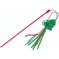 Beeztees Świąteczna Wędka dla kota Choinka 40cm
