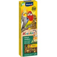 Vitakraft Großsittich Kräcker 4x2er Honig & Eukalyptus