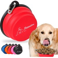Petsation Faltbarer Reisenapf Rot 350 cm³