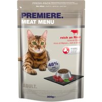 PREMIERE Meat Menu croquettes chat adulte Bœuf 300 g
