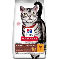 Hill's Science Plan Croquettes pour Chat Adulte, Boules de Poils et Pelage Parfait, au Poulet 3 kg