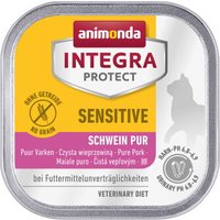 animonda Integra Protect nourriture humide chat, adulte, Sensitive Porc pur 16x100 g