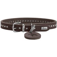 Hunter Halsband Aalborg Style dunkelbraun 42 cm