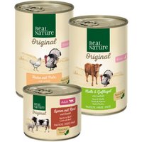 REAL NATURE Classic Kitten Paquet mixte 6x400g