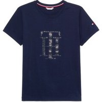 Tommy Hilfiger T-Shirt TH Strass blau L - INT