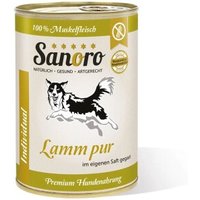 Sanoro Pures Muskelfleisch vom Lamm und Schaf 12x400g