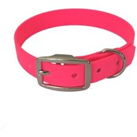 bio-leine 21-30cm HU Biothane Halsband leuchtendes rosa 40 cm, 50 cm