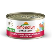 Almo nature HFC Natural nourriture humide pour chat Poulet et foie 24x70 g