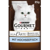 GOURMET A la Carte aliment humide pour chat Adulte Poisson de haut mer dans une composition de riz et de légumes 26x85 g