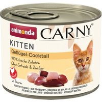 animonda Carny Nassfutter Katze Kitten Geflügel Cocktail 24x200 g animonda Carny Nassfutter Katze Kitten Geflügel Cocktail 24x200 g
