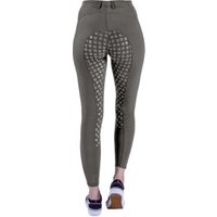 4Riders Kinder-Reithose Palm Beach Full Grip grau 1,4 m