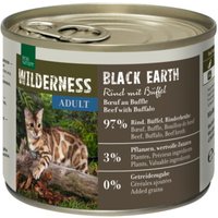 REAL NATURE WILDERNESS nourriture humide chat, adulte, Black Earth, bœuf au buffle 24x200 g