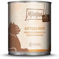 MjAMjAM nourriture humide pour chat adulte, pur plaisir de viande 6x800 g Poulet