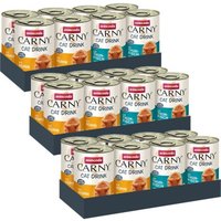 animonda Carny nourriture humide pour chat adulte, paquet mixte Cat Drink 24x140 ml