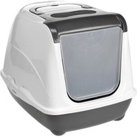 AniOne Maison de Toilette pour Chat Flip Cat S gris foncé