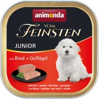 animonda Vom Feinsten nourriture humide pour chien, Junior, Bœuf et volaille 22x150 g