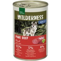 REAL NATURE WILDERNESS nourriture humide chien, adulte, Pure Beef, bœuf 6x400 g
