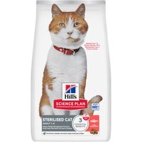 Hill's Science Plan Croquettes pour chat, Adulte, Stérilisé au saumon 3 kg