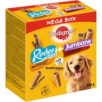 Pedigree Mega Box Mix Recompenses Rodeo et Jumbone pour Chien 780g