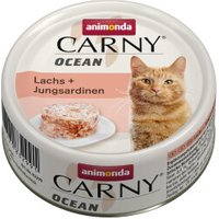 animonda Carny Nourriture humide pour chat Adulte Ocean Saumon et sardine 12x80 g