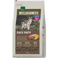 REAL NATURE WILDERNESS croquettes pour chien adulte Maxi Black Earth bœuf avec autruche et buffle 2x12 kg