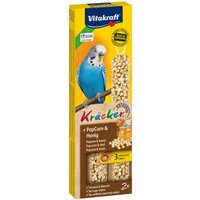 Vitakraft Kräcker Wellensittich 4x2er Honig-Popfit