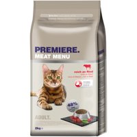 PREMIERE Meat Menu croquettes chat adulte Bœuf 2 kg