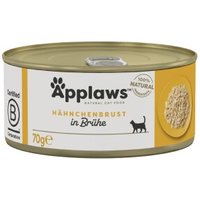 Applaws Nassfutter Katze Adult in Brühe Hühnerbrust 48x70 g