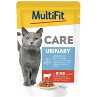 MultiFit Care Urinary nourriture humide pour chat adulte Bœuf 96x85 g