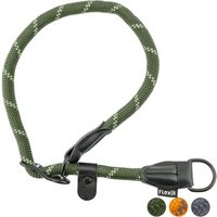 Floxik Retrieverhalsband - Robustes Halsband mit Zugstopp grün