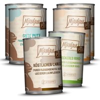 MjAMjAM nourriture humide pour chat, Plaisir pur de viande assortiment 6x400 g
