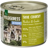 REAL NATURE WILDERNESS Nassfutter Hund, Junior, True Country, Huhn und Lachs 6x200 g REAL NATURE WILDERNESS Nassfutter Hund, Junior, True Country, Huhn und Lachs 6x200 g