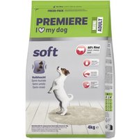 PREMIERE Croquettes semi-humides pour chien adulte Mini Bœuf 4 kg