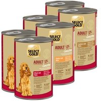 SELECT GOLD Sensitive Pack Mixte Boîtes de Nourriture Humide Chien Adulte 6 x 400 g Pack mix 1