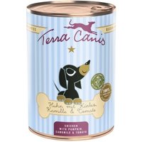 Terra Canis puppy 6 x 400 g Kip met pompoen, kamille en tomaat