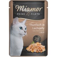 Miamor Feine Filets in Jelly Thunfisch in Lachsjelly 24x100 g Miamor Feine Filets in Jelly Thunfisch in Lachsjelly 24x100 g