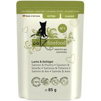 Catz finefood Nourriture humide chat Classic Kitten No. 05 Saumon & Volaille 64x85 g