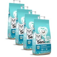 Sanicat Litière pour chat agglomérante au savon de Marseille 4x10 l