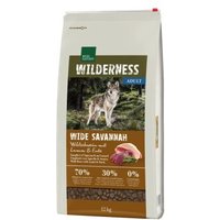 REAL NATURE WILDERNESS Trockenfutter Hund, Adult, Wide Savannah Wildschwein mit Lamm und Ente 12 kg
