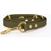 THE DOG IDEA Biothane Hundeleine Gold Khaki