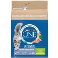 Purina ONE Croquettes pour Chat Stérilisé à la Dinde 3 kg