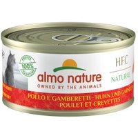 Almo nature HFC Natural nourriture humide pour chat Poulet et crevettes 24x70 g