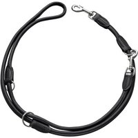 Hunter Verstellbare Führleine Round & Soft schwarz S-M